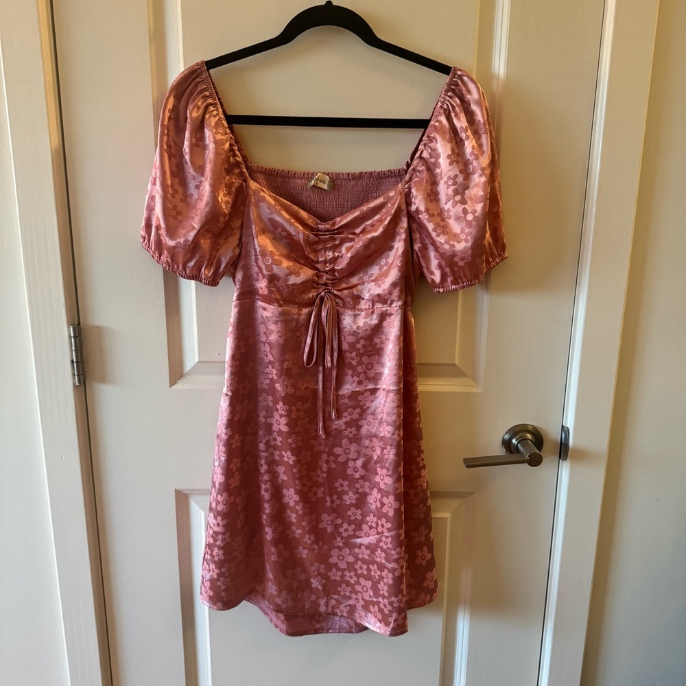 Altar'd State Pink Mini Dress